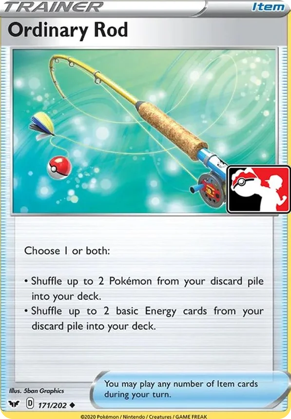 Ordinary Rod 162/170 from Play! Pokémon Prize Pack Series One