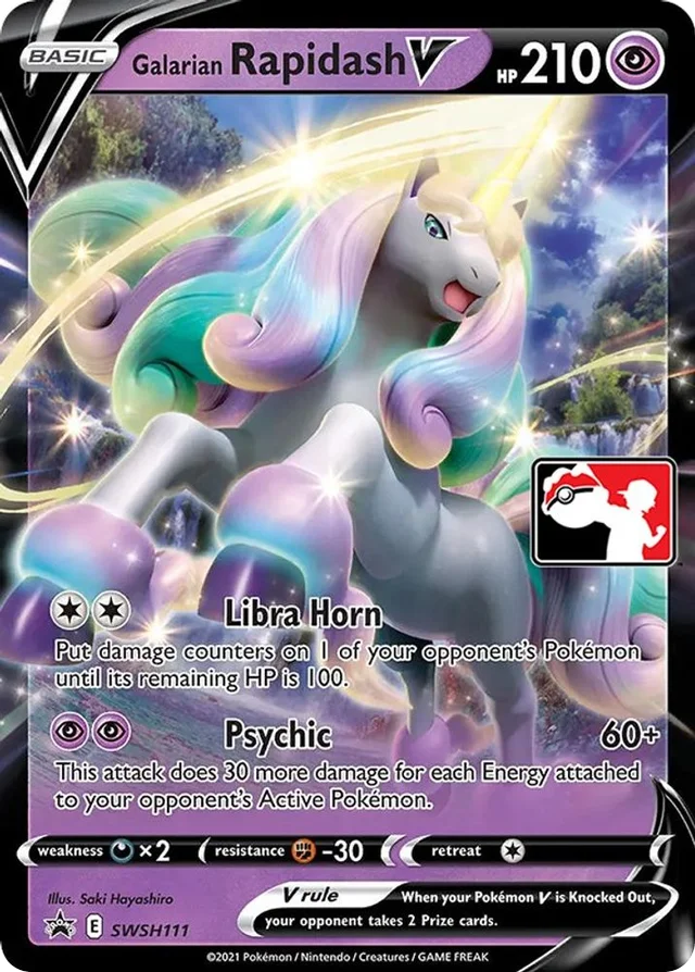 Galarian Rapidash V 167/170 from Play! Pokémon Prize Pack Series One