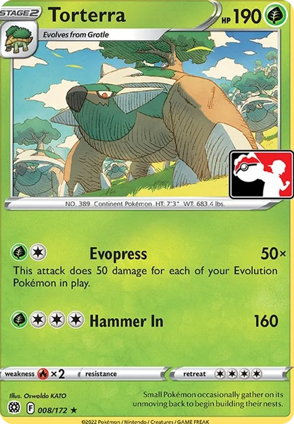 Torterra 10/154 from Play! Pokémon Prize Pack Series Two