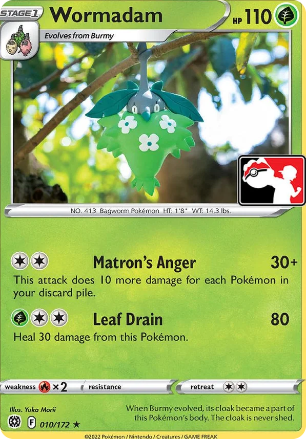 Wormadam 11/154 from Play! Pokémon Prize Pack Series Two