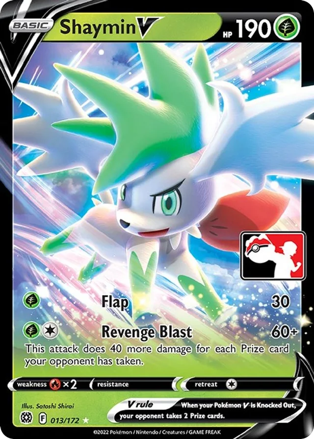 Shaymin V 12/154 from Play! Pokémon Prize Pack Series Two