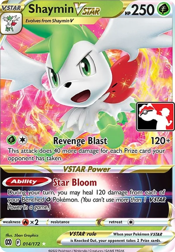 Shaymin VSTAR 13/154 from Play! Pokémon Prize Pack Series Two
