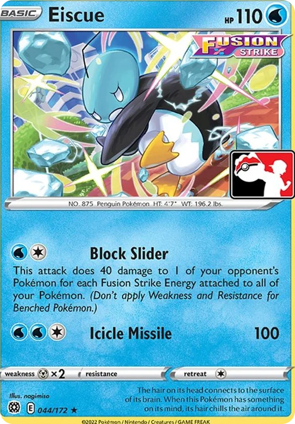 Eiscue 20/154 from Play! Pokémon Prize Pack Series Two