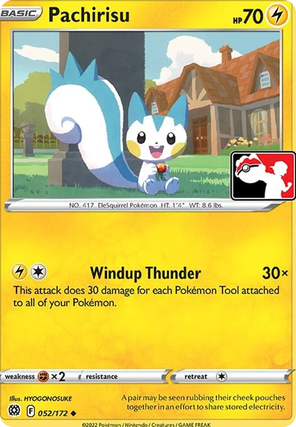 Pachirisu 22/154 from Play! Pokémon Prize Pack Series Two