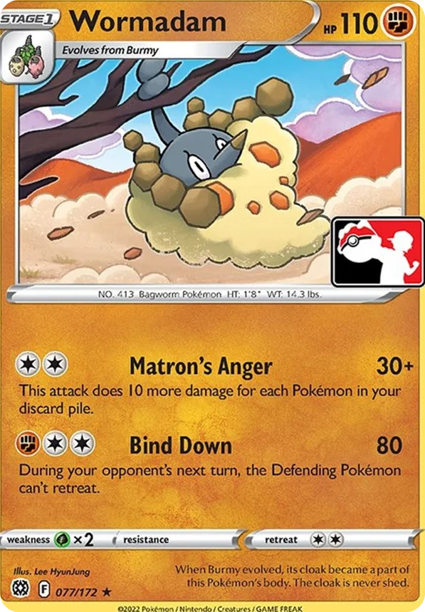Wormadam 26/154 from Play! Pokémon Prize Pack Series Two
