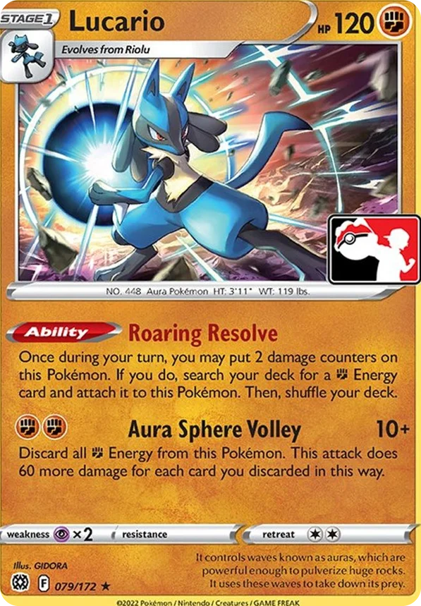 Lucario 27/154 from Play! Pokémon Prize Pack Series Two