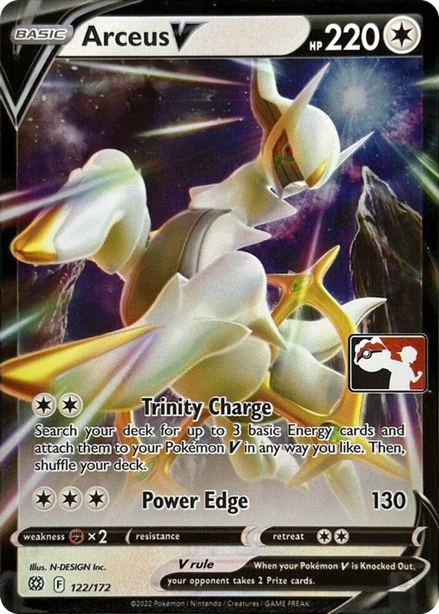 Arceus V 34/154 from Play! Pokémon Prize Pack Series Two