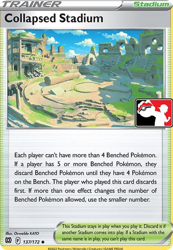 Collapsed Stadium 40/154 from Play! Pokémon Prize Pack Series Two