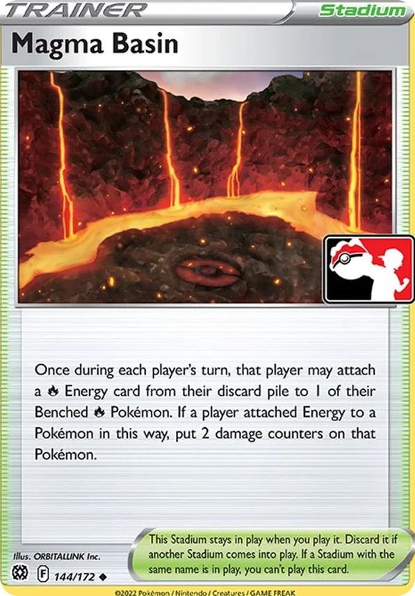 Magma Basin 44/154 from Play! Pokémon Prize Pack Series Two