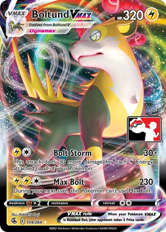 Boltund VMAX 54/154 from Play! Pokémon Prize Pack Series Two