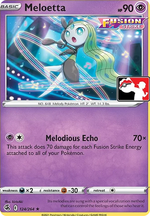 Meloetta 57/154 from Play! Pokémon Prize Pack Series Two