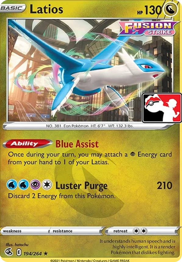 Latios 62/154 from Play! Pokémon Prize Pack Series Two