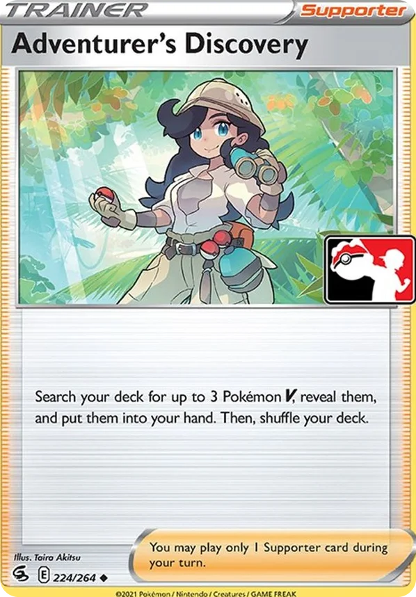 Adventurer's Discovery 64/154 from Play! Pokémon Prize Pack Series Two