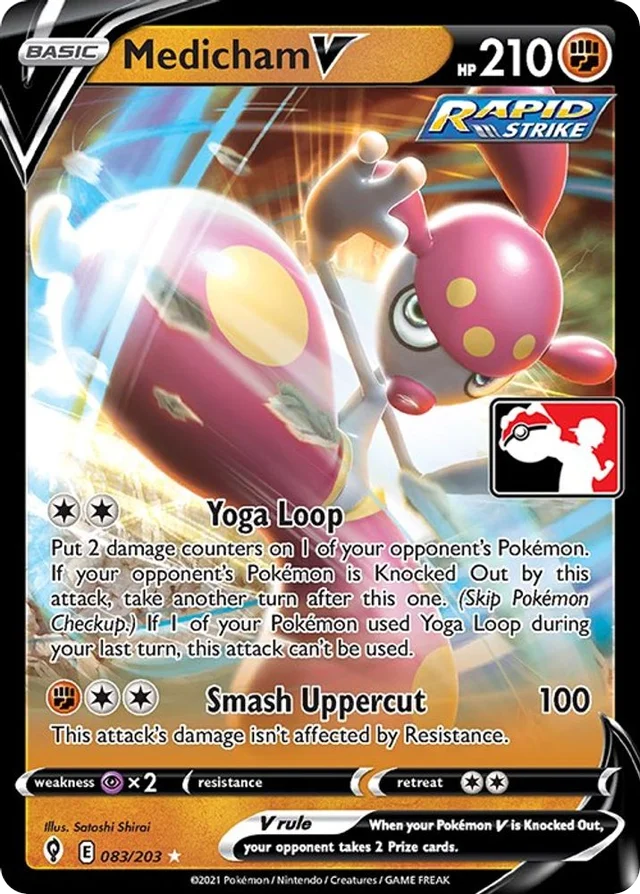 Medicham V 86/154 from Play! Pokémon Prize Pack Series Two