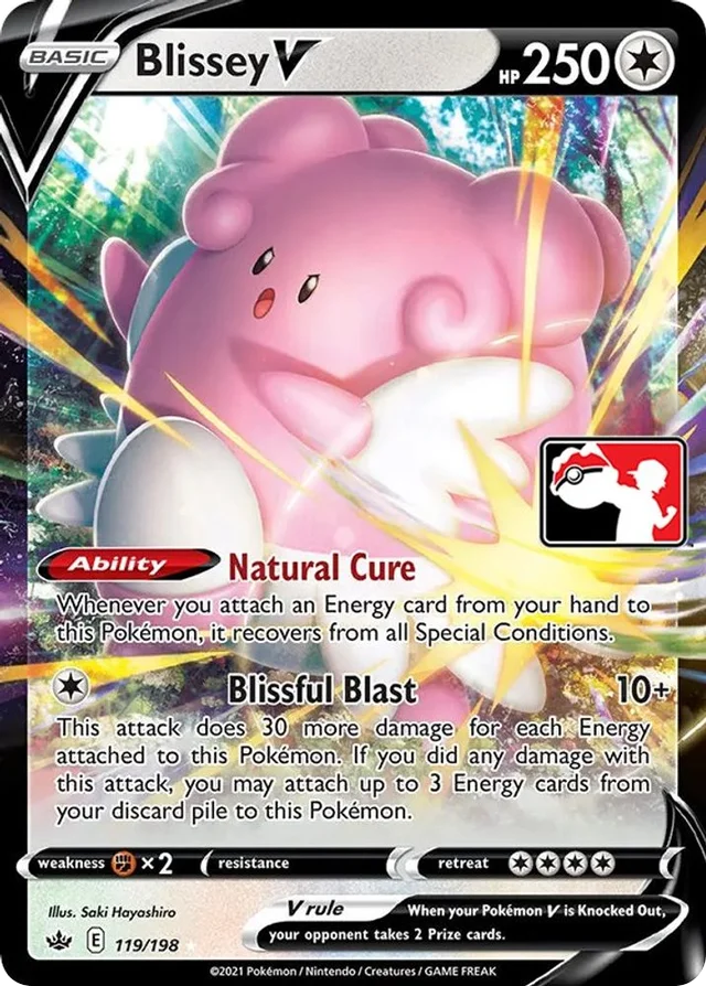 Blissey V 114/154 from Play! Pokémon Prize Pack Series Two