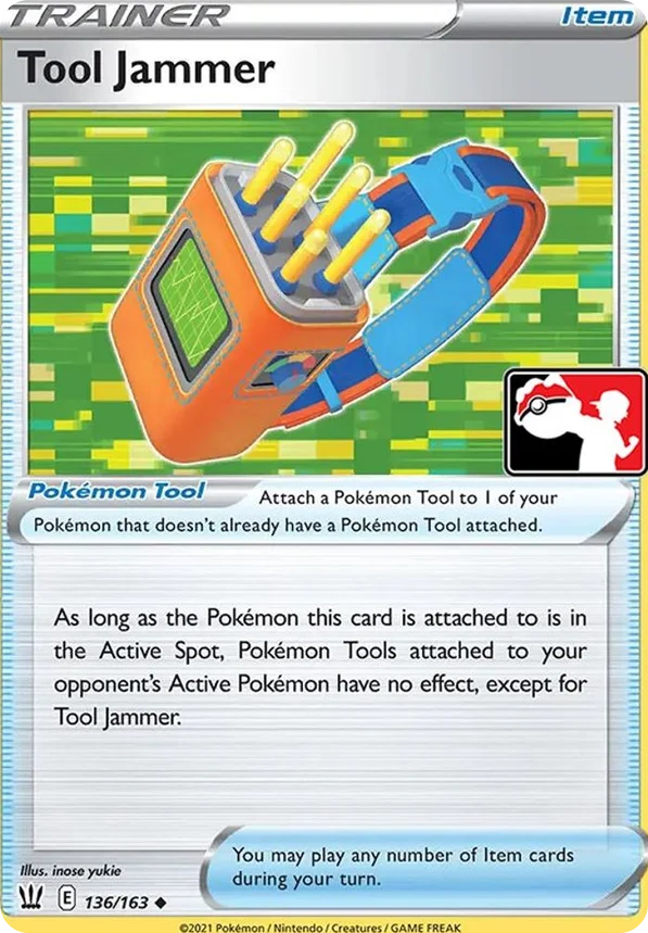 Tool Jammer 138/154 from Play! Pokémon Prize Pack Series Two