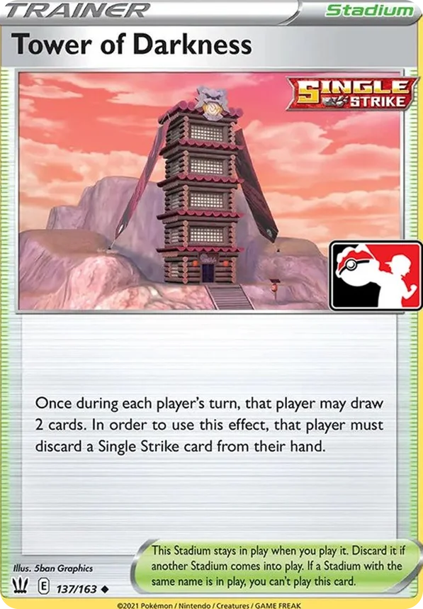 Tower of Darkness 139/154 from Play! Pokémon Prize Pack Series Two