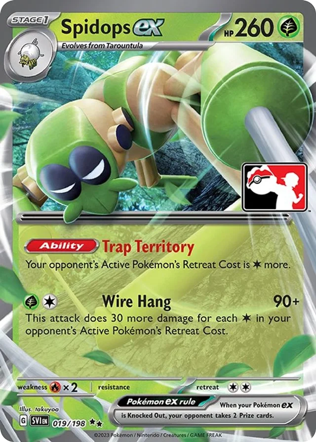 Spidops ex 1/163 from Play! Pokémon Prize Pack Series Three