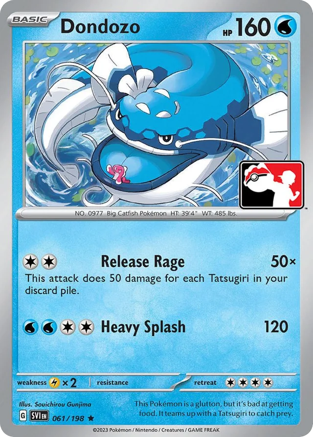 Dondozo 4/163 from Play! Pokémon Prize Pack Series Three