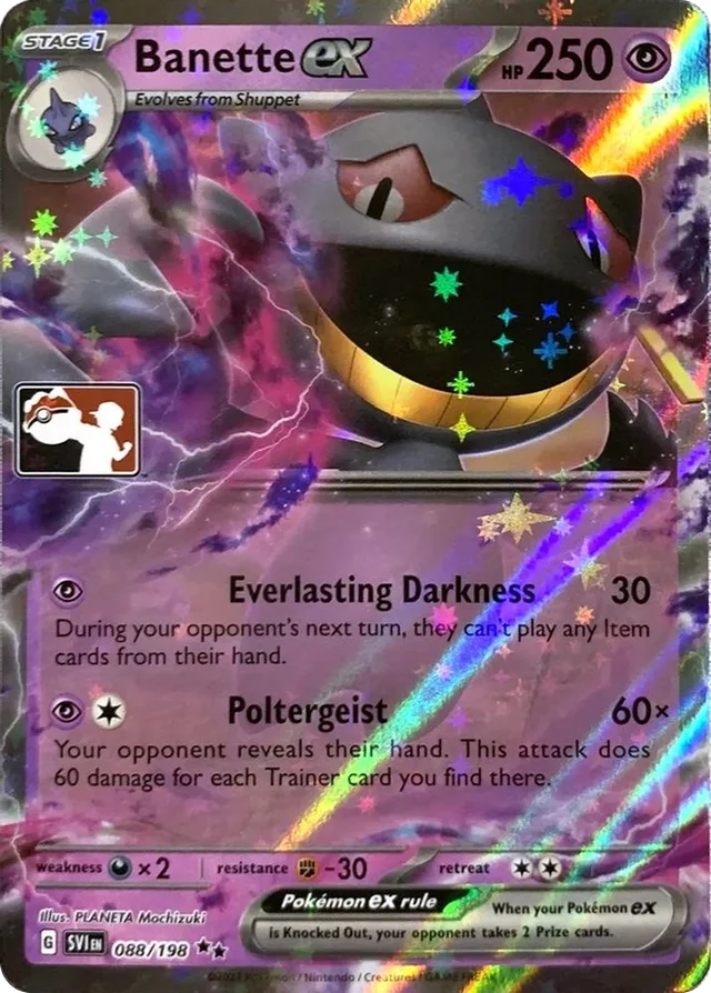 Banette ex 10/163 from Play! Pokémon Prize Pack Series Three