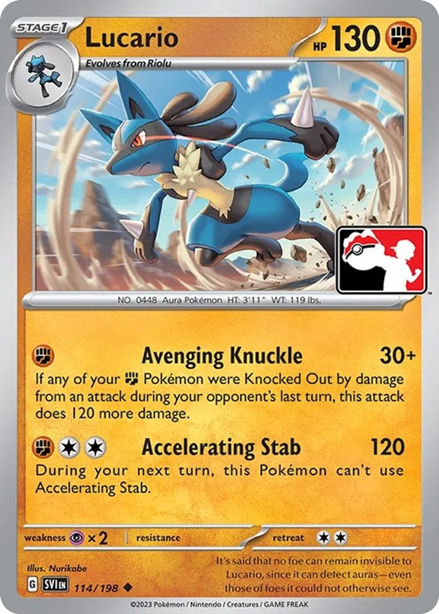 Lucario 12/163 from Play! Pokémon Prize Pack Series Three
