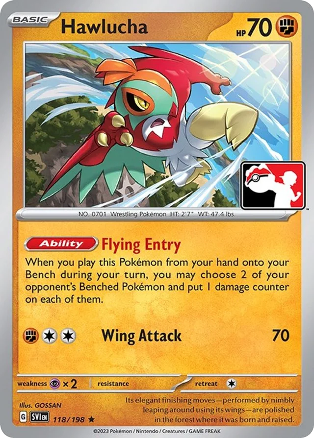 Hawlucha 13/163 from Play! Pokémon Prize Pack Series Three