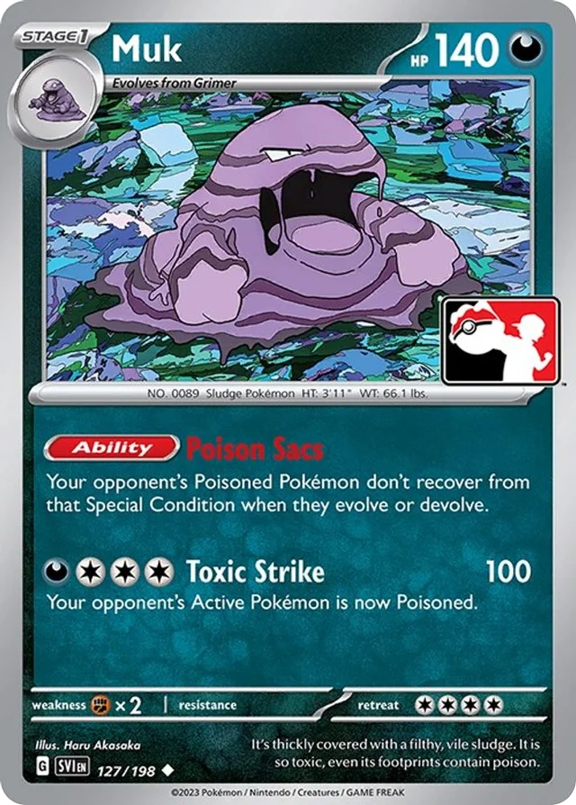 Muk 16/163 from Play! Pokémon Prize Pack Series Three