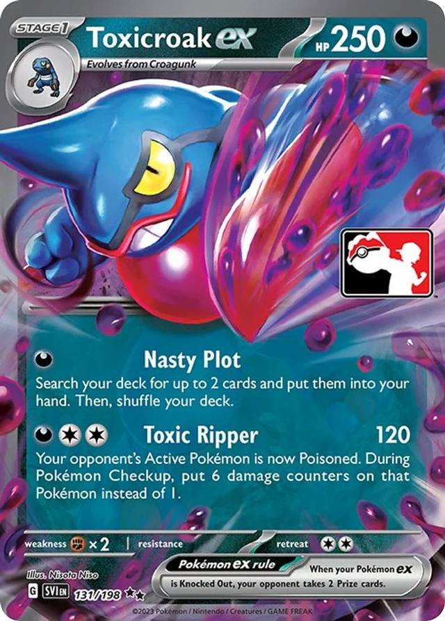 Toxicroak ex 17/163 from Play! Pokémon Prize Pack Series Three