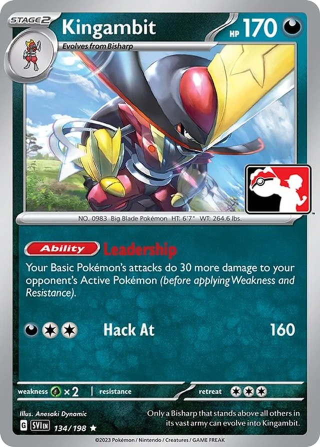 Kingambit 18/163 from Play! Pokémon Prize Pack Series Three