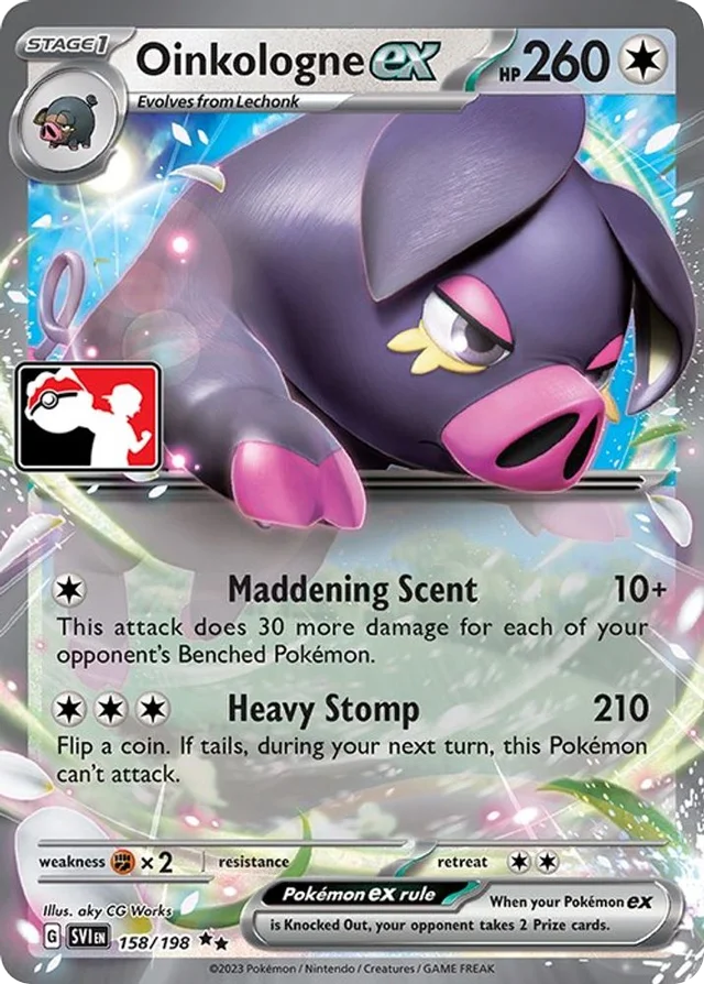 Oinkologne ex 22/163 from Play! Pokémon Prize Pack Series Three