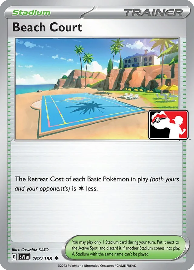 Beach Court 24/163 from Play! Pokémon Prize Pack Series Three