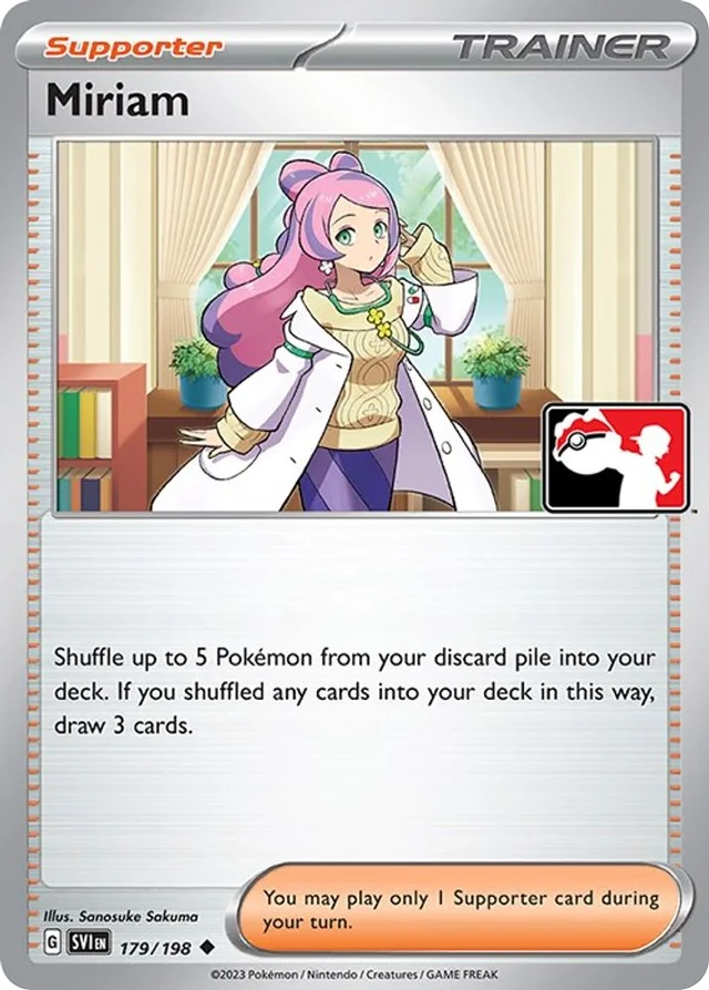 Miriam 28/163 from Play! Pokémon Prize Pack Series Three