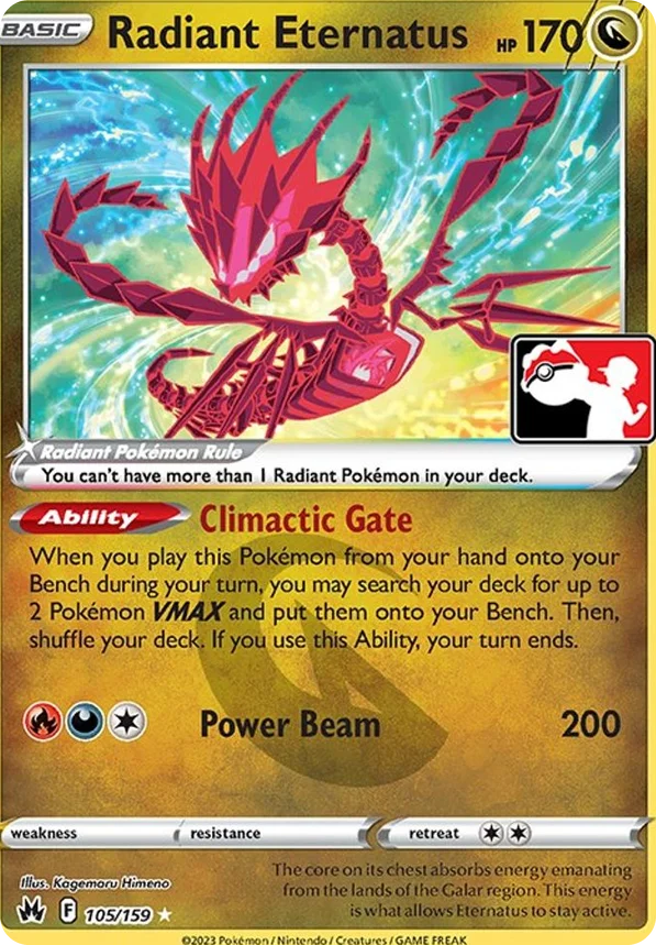 Radiant Eternatus 42/163 from Play! Pokémon Prize Pack Series Three