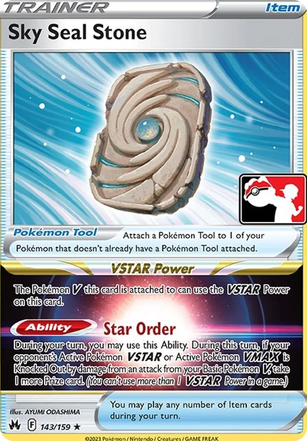 Sky Seal Stone 45/163 from Play! Pokémon Prize Pack Series Three