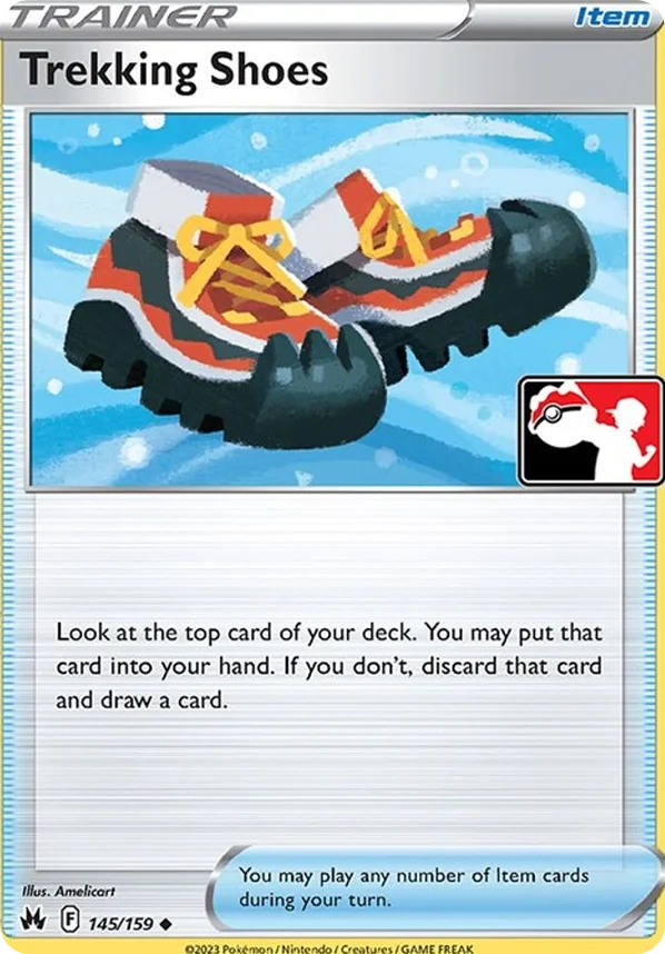 Trekking Shoes 46/163 from Play! Pokémon Prize Pack Series Three