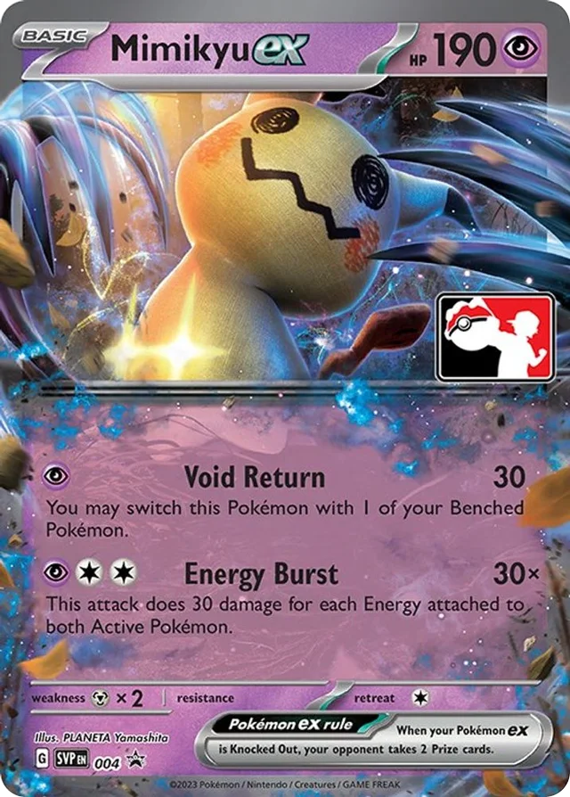 Mimikyu ex 48/163 from Play! Pokémon Prize Pack Series Three