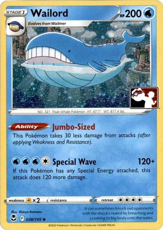 Wailord 55/163 from Play! Pokémon Prize Pack Series Three
