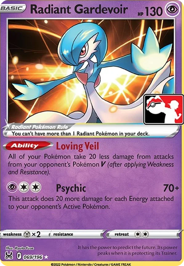 Radiant Gardevoir 80/163 from Play! Pokémon Prize Pack Series Three