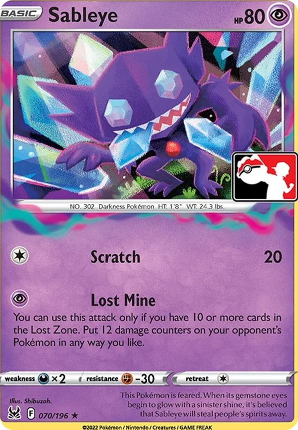 Sableye 81/163 from Play! Pokémon Prize Pack Series Three