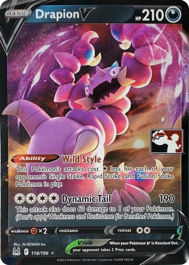 Drapion V 85/163 from Play! Pokémon Prize Pack Series Three