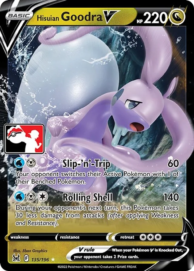 Hisuian Goodra V 91/163 from Play! Pokémon Prize Pack Series Three