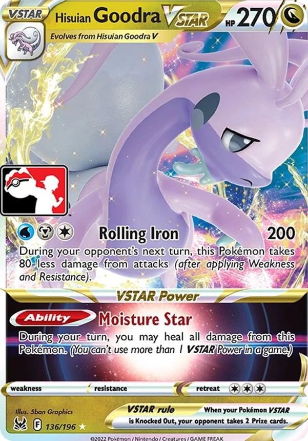 Hisuian Goodra VSTAR 92/163 from Play! Pokémon Prize Pack Series Three