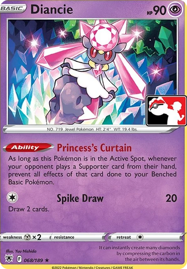 Diancie 115/163 from Play! Pokémon Prize Pack Series Three