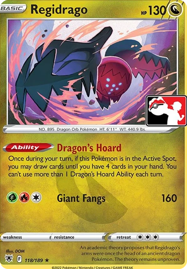 Regidrago 121/163 from Play! Pokémon Prize Pack Series Three