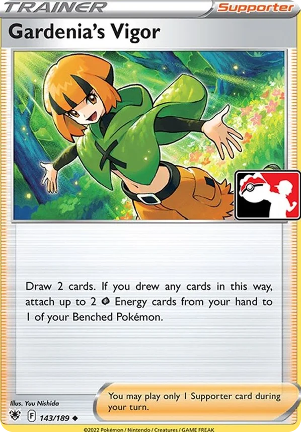 Gardenia's Vigor 128/163 from Play! Pokémon Prize Pack Series Three