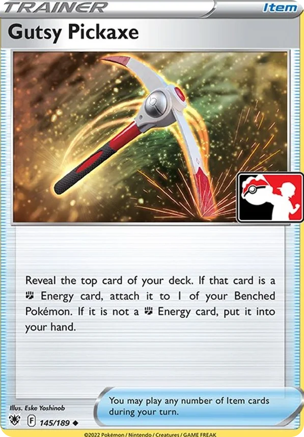 Gutsy Pickaxe 130/163 from Play! Pokémon Prize Pack Series Three