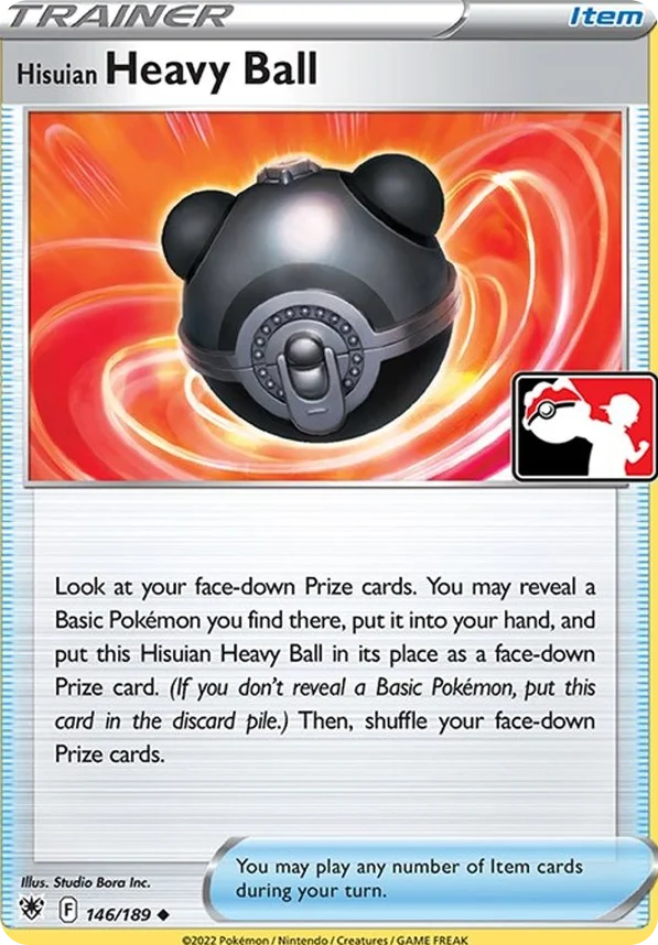 Hisuian Heavy Ball 131/163 from Play! Pokémon Prize Pack Series Three
