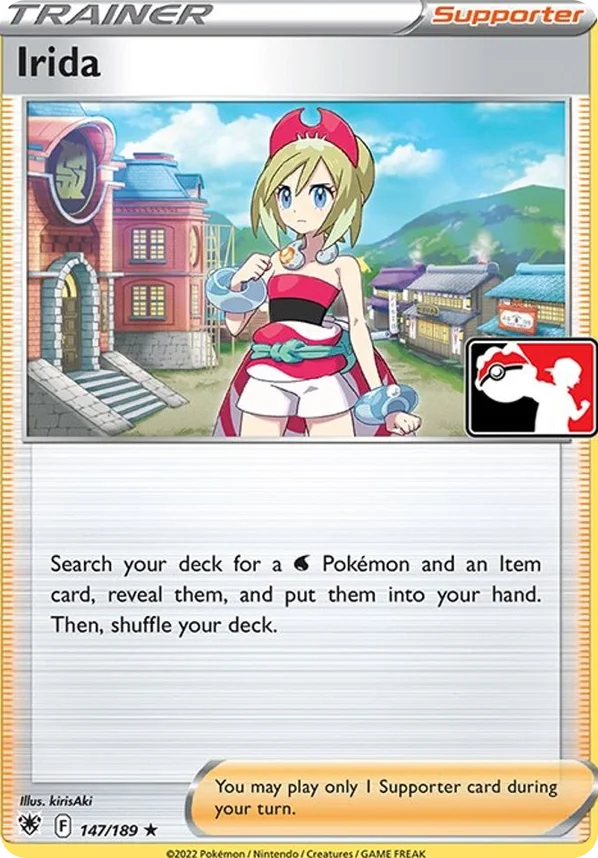 Irida 132/163 from Play! Pokémon Prize Pack Series Three