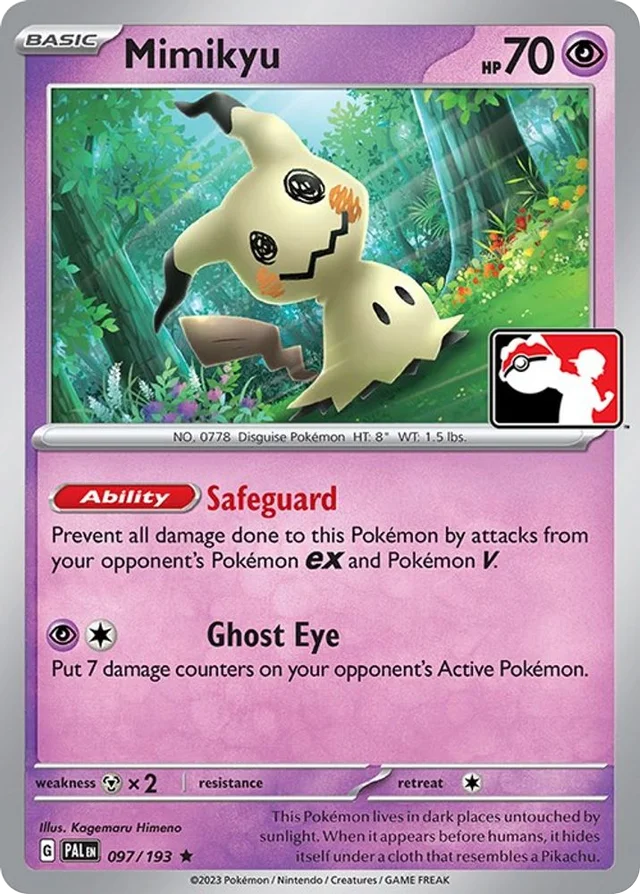 Mimikyu 16/86 from Play! Pokémon Prize Pack Series Four