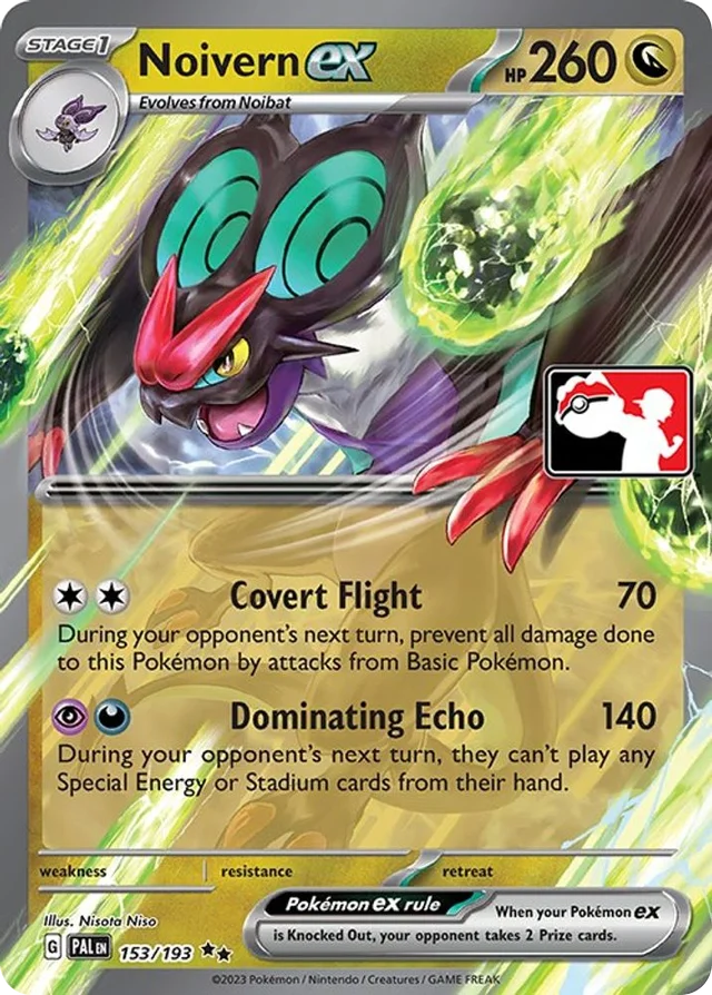 Noivern ex 18/86 from Play! Pokémon Prize Pack Series Four